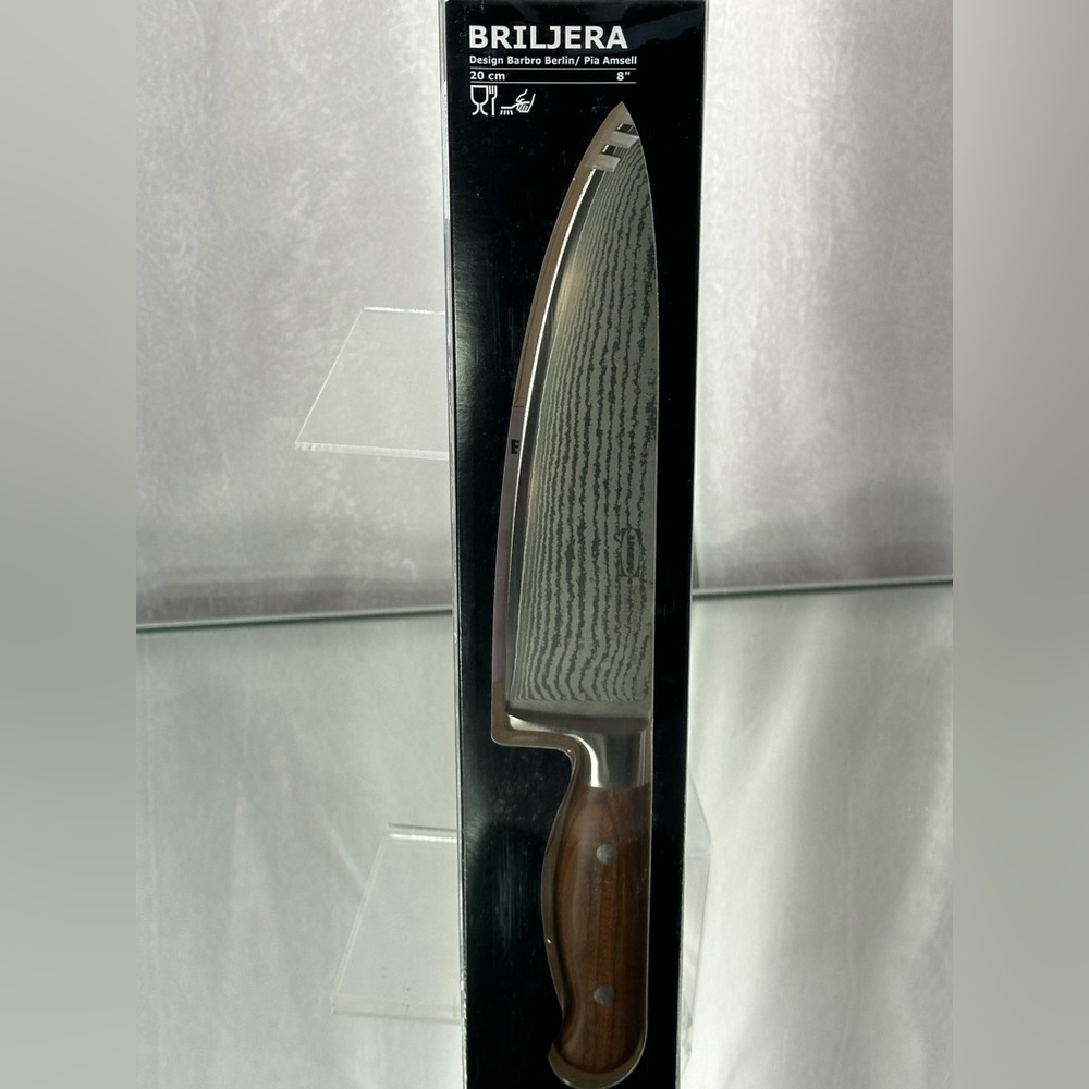 IKEA BRILJERA 8" Damascus Steel Chef's Knife 902.575.76